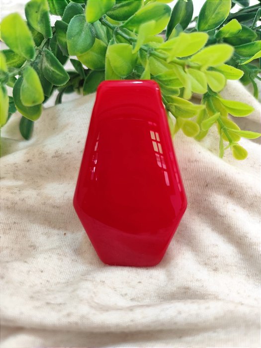 Pingente Geométrico 72mm, abertura 5mm Vermelho (un)