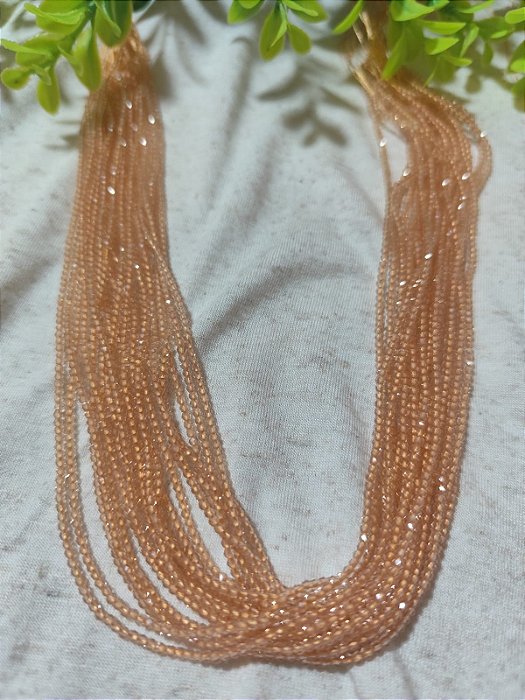 Cristal 1mm Champagne (1 fio)