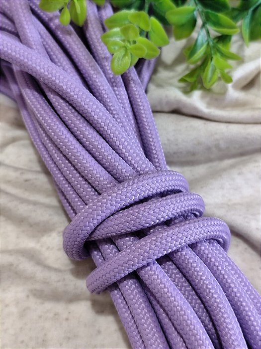 Corda Trançada 8mm Lavanda (metro)