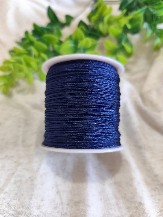 Fio Chinês 0.8mm Azul Marinho (5 metros)