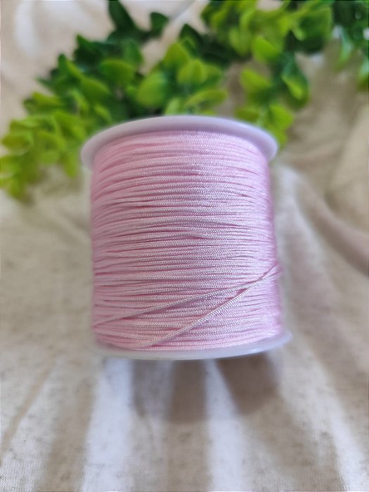 Fio Chinês 0.8mm Rosa Bebê (5 metros)