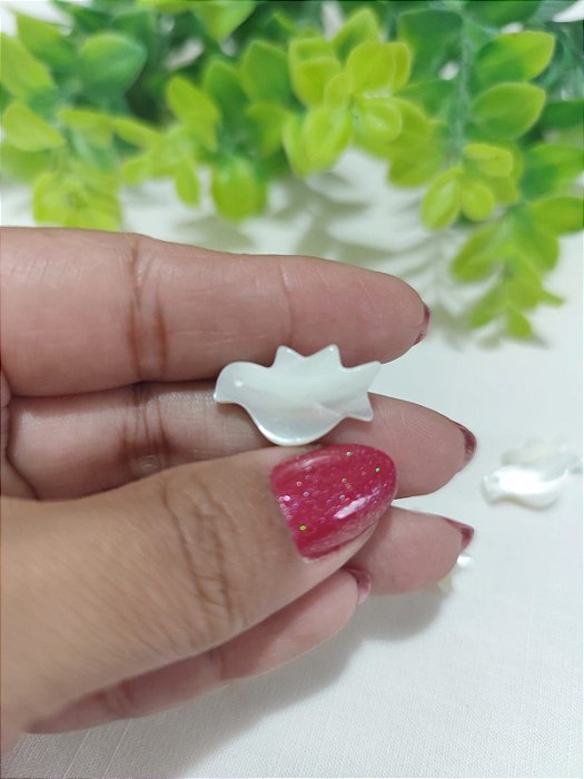 Pingente Espírito Santo Madrepérola 20mm(un)