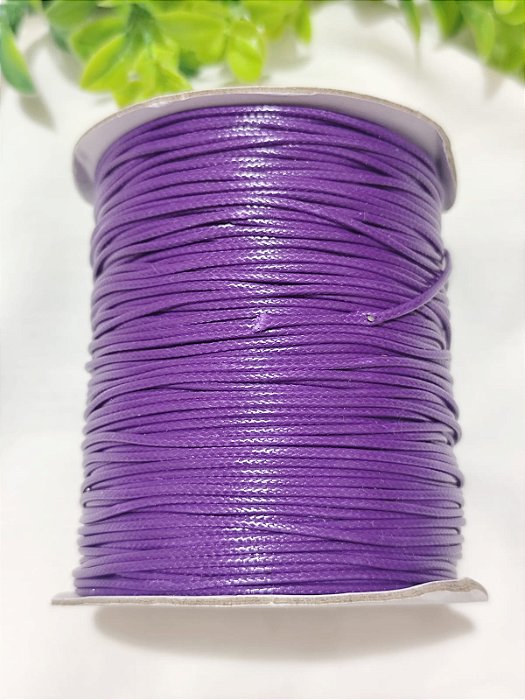 Cordão Encerado Sintético Roxo 1,5mm (Metro)