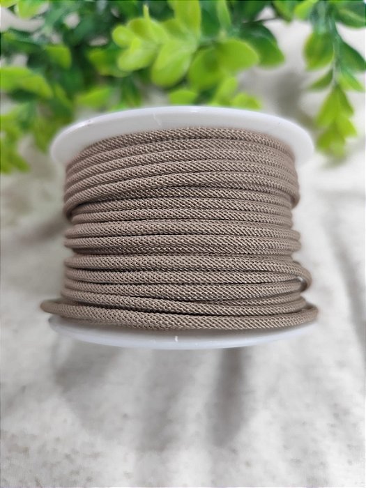 Cordão Trançado 2.5mm Nude (metro)