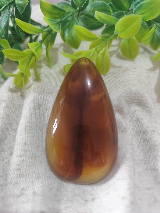 Pingente Resina Gota 67mm Tartaruga (un)