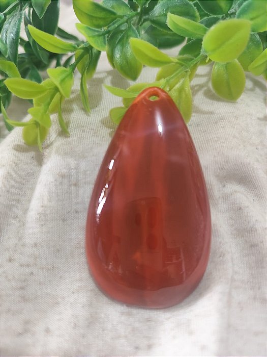 Pingente Resina Gota 67mm Terra Cota Mesclado (un)