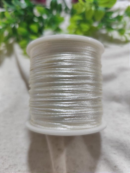 Fio de Seda 1mm Bege Natural (5 metros)