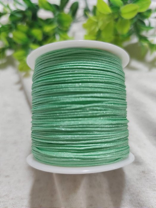 Fio Chinês 0.8mm Verde Água (5 metros)