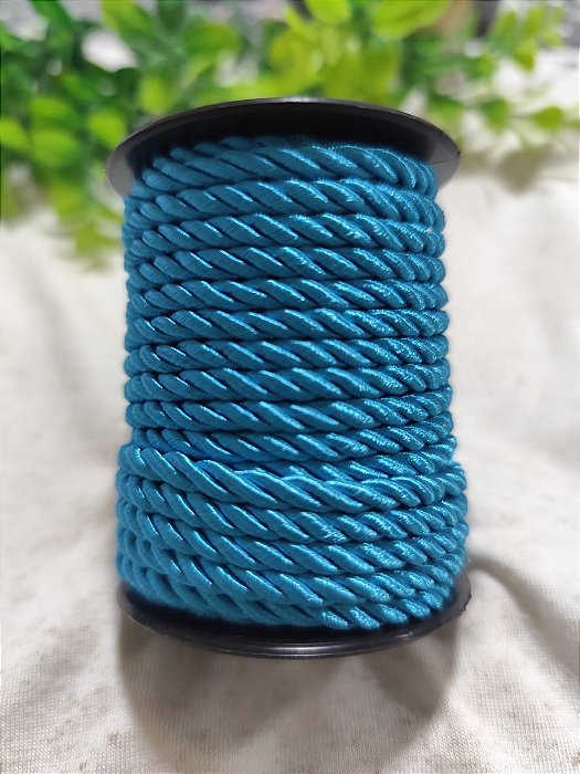 Cordão de São Francisco 4mm Azul Claro (metro)