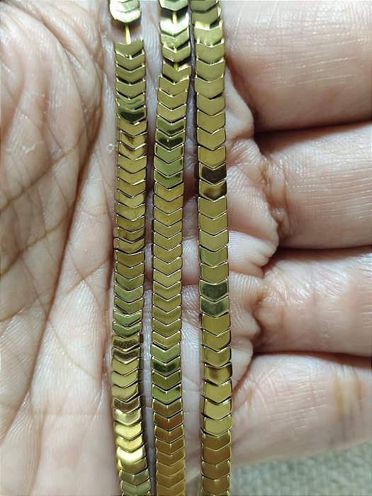 Hematita Seta Dourada (Fio)