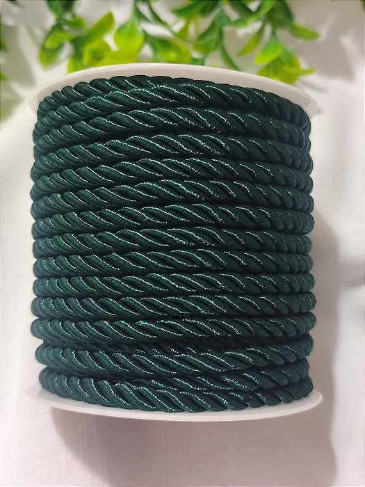 Cordão de São Francisco 6mm Verde (metro)