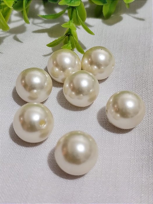 Pérola de ABS 20mm Champagne  (4un)