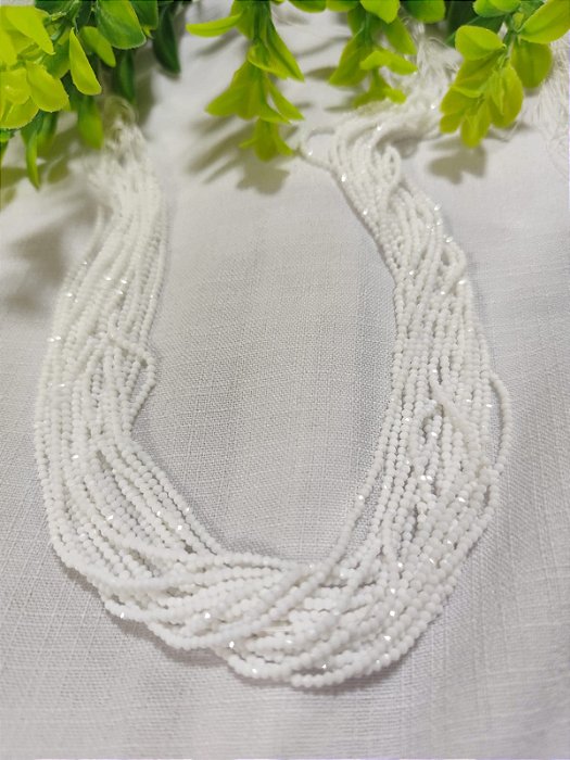 Cristal 1mm Branco (1 fio)