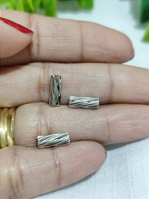 Tubo Metal Níquel Torcido 3x10mm (un)
