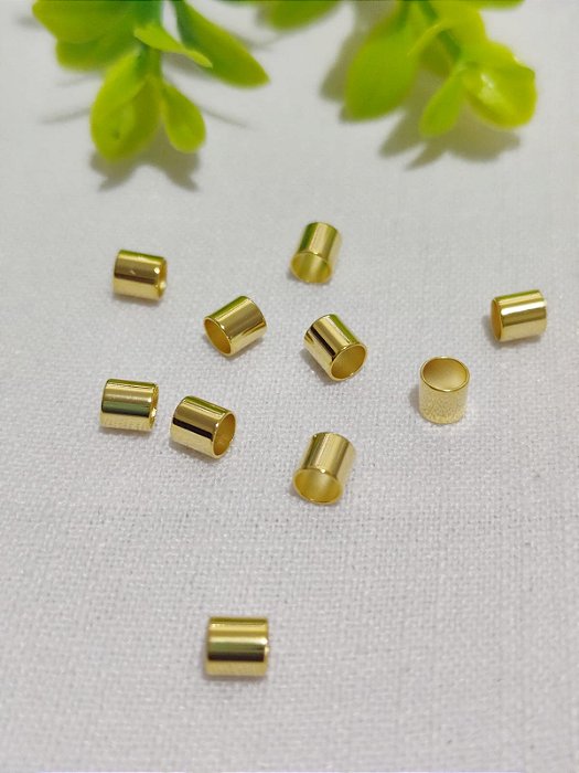 Tubo Metal Passante 6x5mm (10un)