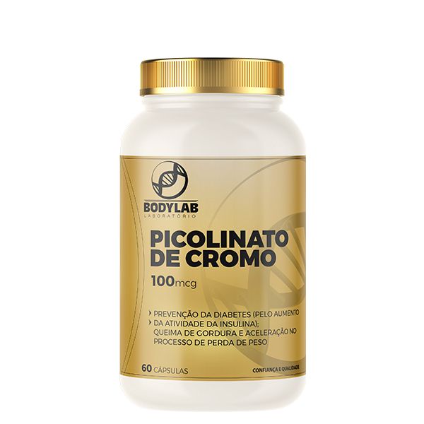 Picolinato de Cromo 100 Mcg 60 Cápsulas
