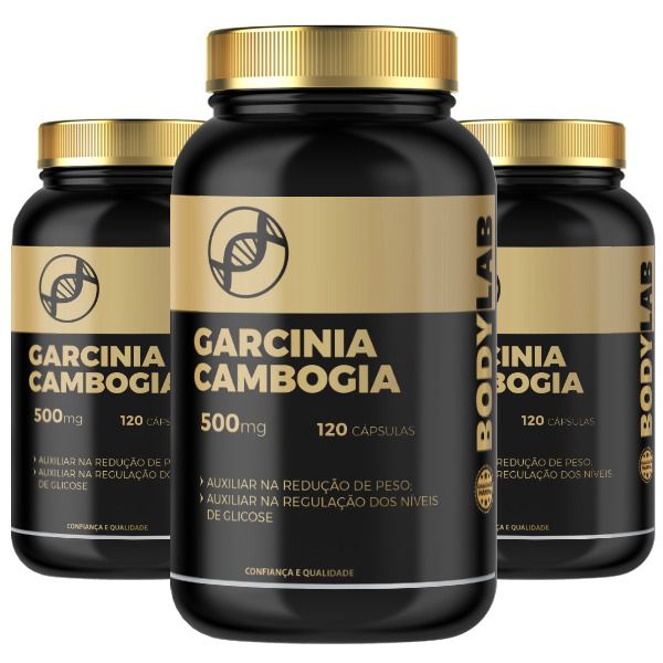 Compre 3 Pague 2 Garcinia Cambogia 500mg 120 Cápsulas