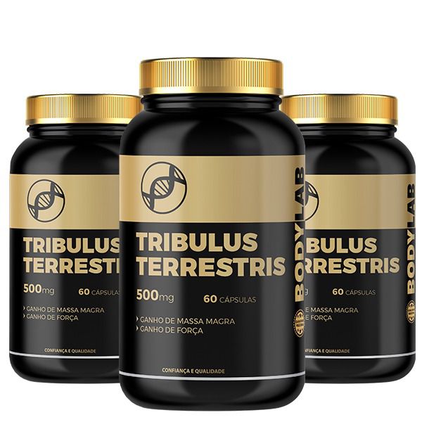 Compre 3 Pague 2 - Tribulus Terrestris 500mg 60 Cápsulas (40% saponinas)