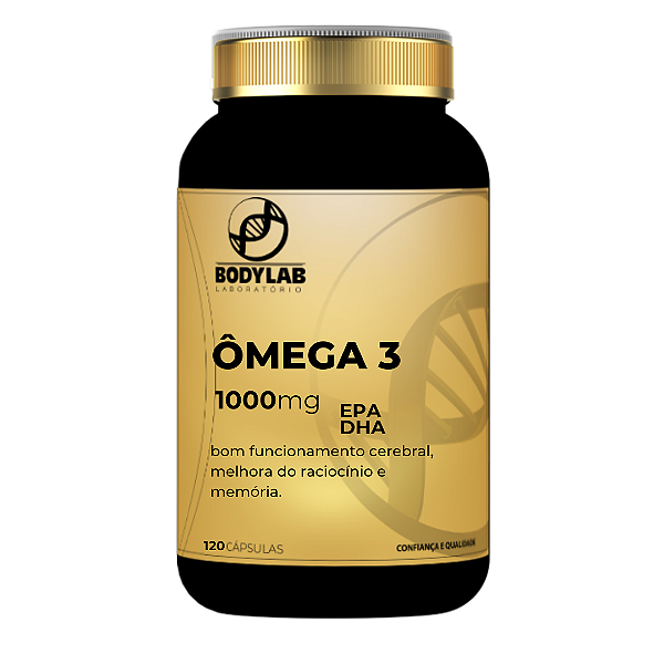 Ômega 3 1000mg - 120 Cápsulas | Saúde do Coração e Bem-Estar Cognitivo