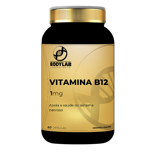 Vitamina B12 Metilcobalamina 1mg - 60 Cápsulas | Energia e Saúde Neurológica