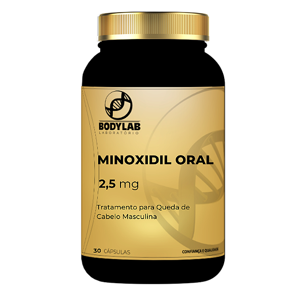 Minoxidil Oral 2,5 mg - 30 Cápsulas