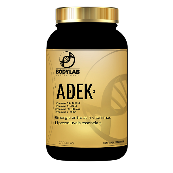 Vitaminas A.D.E.K Lipossolúveis Vegan – Bodylab