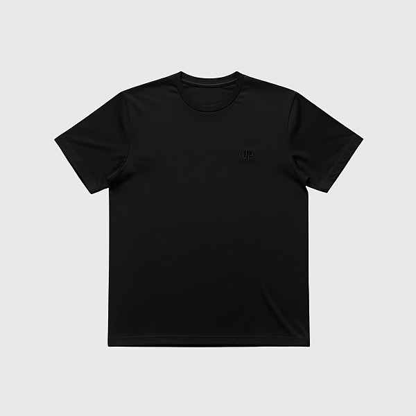 Camisa Masculina Malha 65% Poliester 35% Viscose Preto - Bordado