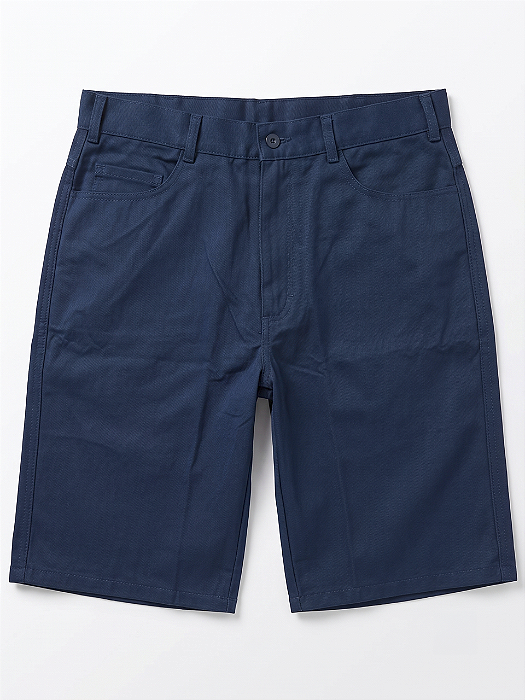 Kit 3 Bermudas de Brim Masculina Azul Marinho Casual