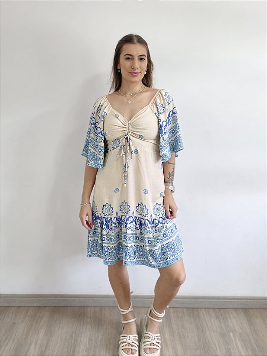 Vestido floral Jasmim