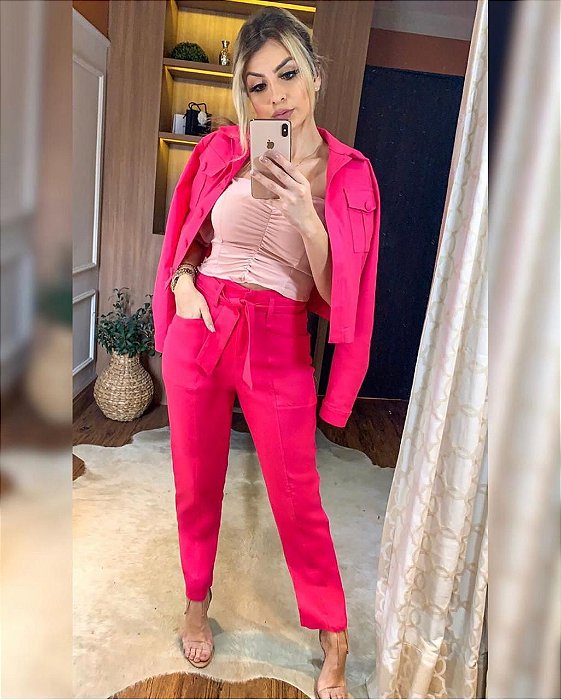 calça linho clochard