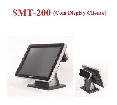 Monitor Touch 15" SMT-200 COM Display Cliente - SWEDA {US$} *** REVENDA AUTORIZADA ***