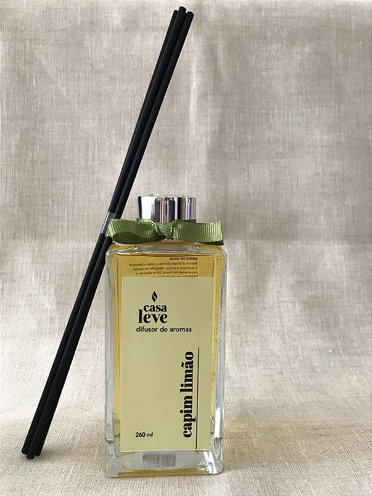 Difusor de Aromas Casa Leve Capim Limão  260ml