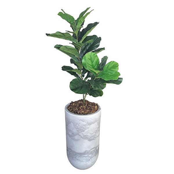 43633001A.FICUS LYRATA REALTOQUE X34(VERDE) 95cm COM VASO SIP1