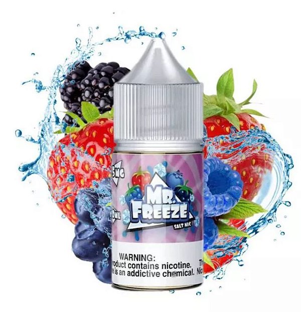 NicSalt - Mr Freeze - Blue Raspberry Strawberry Frost (30ml)