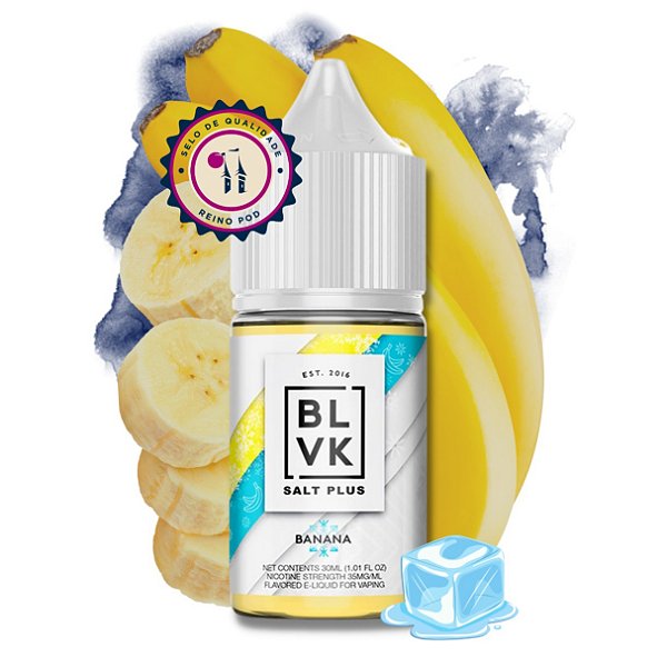 NicSalt - BLVK Salt Plus - Banana Ice (30ml)