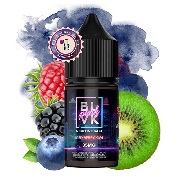 NicSalt - BLVK Pink - Iced Berry Kiwi (30ml)