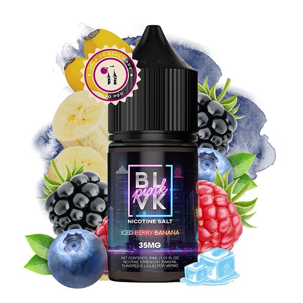 NicSalt - BLVK Pink - Iced Berry Banana (30ml)