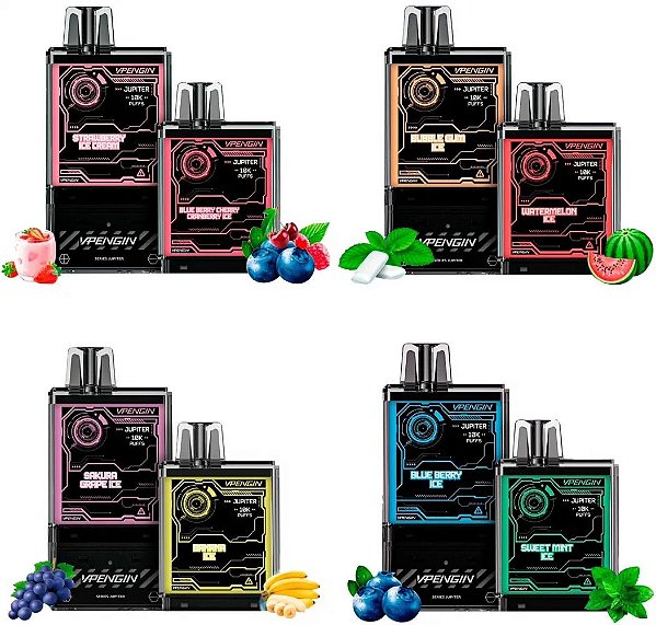 Pod Descartável - Vapengin Jupiter 10K + 10K PUFFS