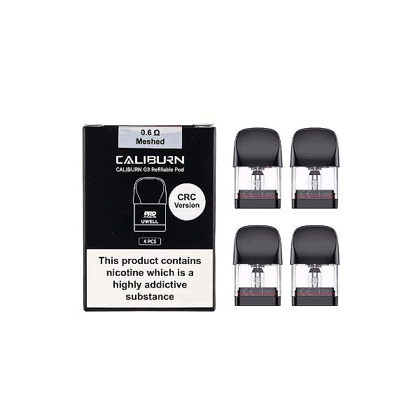 Coil | Cartucho | Resistência | Uwell Caliburn GK3/G3 0.6 (2ml)