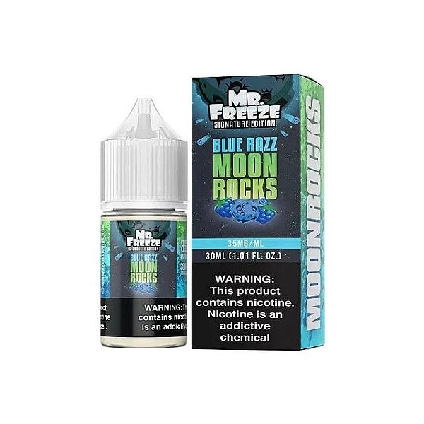 NicSalt - Mr Freeze - Blue Razz Moon Rocks Frost (30ml)