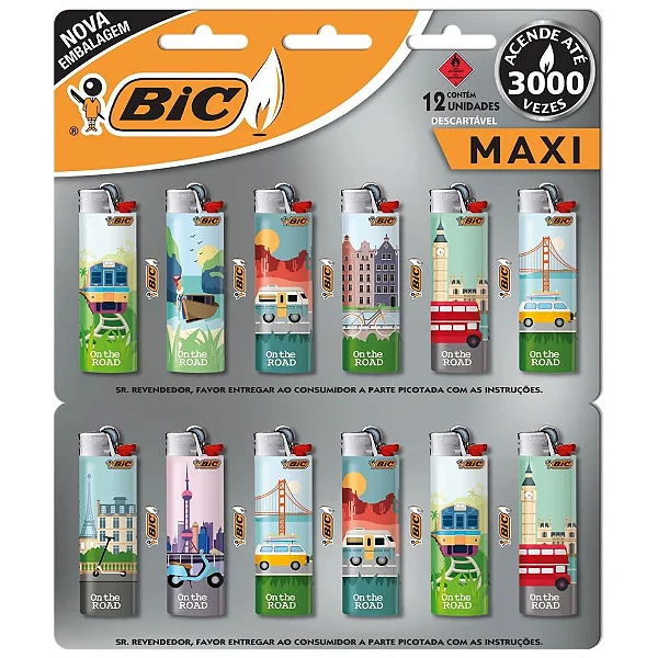 Isqueiro BIC Desenhos - Sortido