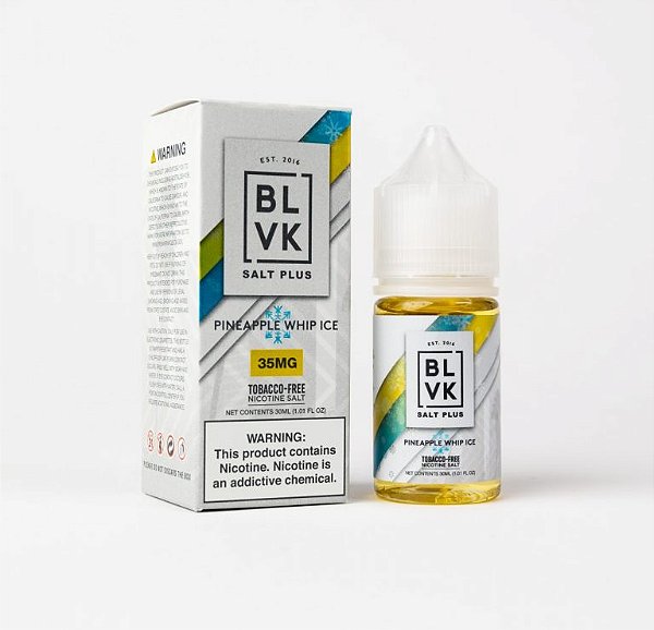 NicSalt - BLVK Salt Plus - Pineapple Whip Ice (30ml)