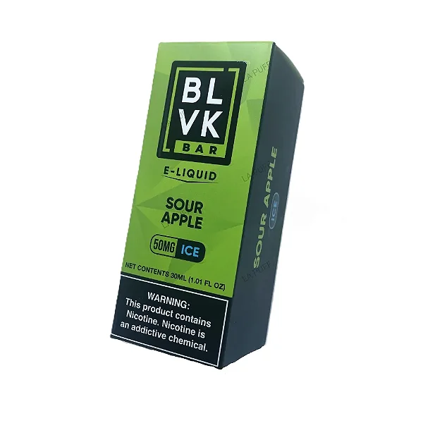 NicSalt - BLVK BAR - Sour Apple (30ml)