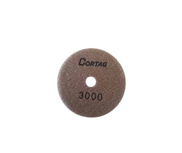 DISCOS DIAMANTADOS POLIMENTO BRILHO D'ÁGUA SECO/ÚMIDO G-3000