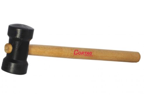 MARTELO DE BORRACHA PRETO 80MM