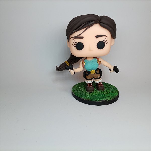 Lara Croft - Tomb Raider - Funko Pop em porcelana fria - action figure - custom