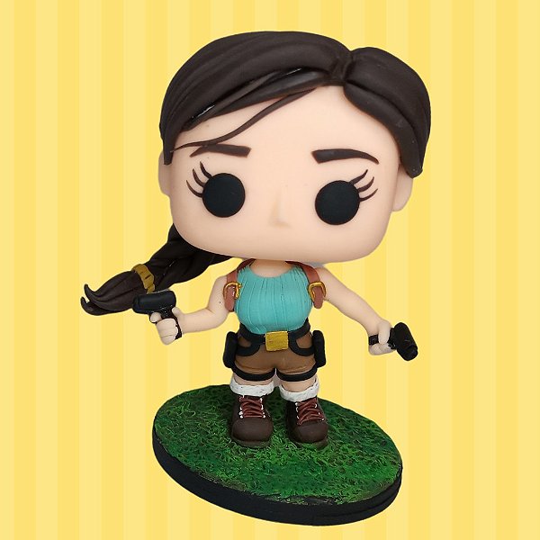 Lara Croft - Tomb Raider - Funko Pop em porcelana fria - action figure - custom