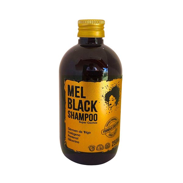 Shampoo para cachos 250ml Mel Black