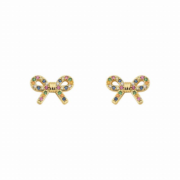 Brinco Laço Colorido