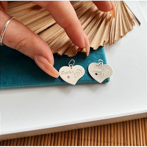 Pingente com Nome até 12 Caracteres-  Personalizado